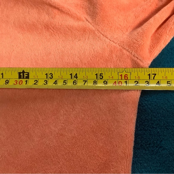 Juicy Couture Coral Terry Pants 30 x 32 Zip Up Hoodie with Crest - Picture 7 of 16